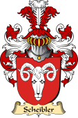 v.23 Coat of Family Arms from Germany for Scheibler