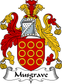 English Coat of Arms for the family Musgrave