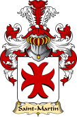 French Family Coat of Arms (v.23) for Saint-Martin