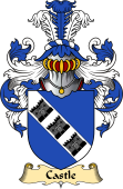 English Coat of Arms (v.23) for the family Castle