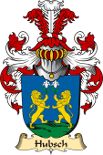 v.23 Coat of Family Arms from Germany for Hubsch