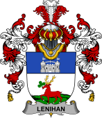 Irish Family Coat of Arms (v.25b) Lenihan or O'Lenaghan