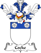 Coat of Arms from Scotland for Cocke