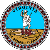 US State Seal for Virginia-1779