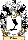English or Welsh Family Coat of Arms (v.23) for Prime (Ref Berry)