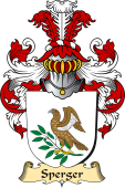 v.23 Coat of Family Arms from Germany for Sperger