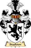 English Coat of Arms (v.23) for the family Stapleton