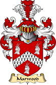 English Coat of Arms (v.23) for the family Marwood