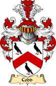 English Coat of Arms (v.23) for the family Codd