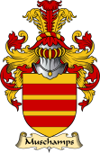 English Coat of Arms (v.23) for the family Muschamps