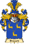 French Family Coat of Arms (v.23) for Brocard