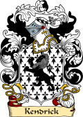English or Welsh Family Coat of Arms (v.23) for Kendrick (or Kenrick Reading, Berkshire)