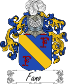 Araldica Italiana Coat of arms used by the Italian family Fano