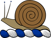 Family crest from England for Abbot Crest - A Snail