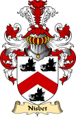 English Coat of Arms (v.23) for the family Nisbet