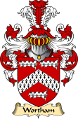 English Coat of Arms (v.23) for the family Wortham