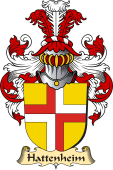 v.23 Coat of Family Arms from Germany for Hattenheim