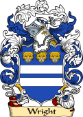 English or Welsh Family Coat of Arms (v.23) for Wright