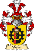 v.23 Coat of Family Arms from Germany for Wedel