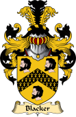 English Coat of Arms (v.23) for the family Blacker