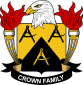 Coat of arms used by the Crown family in the United States of America