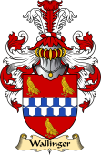 English Coat of Arms (v.23) for the family Wallinger or Wellinger