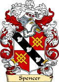 English or Welsh Family Coat of Arms (v.23) for Spencer