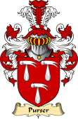 English Coat of Arms (v.23) for the family Purser