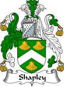 English Coat of Arms for the family Shapleigh or Shapley