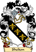 English or Welsh Family Coat of Arms (v.23) for Shelton