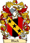English or Welsh Family Coat of Arms (v.23) for Black (or Blacke Suffolk and Essex)