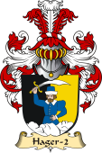 v.23 Coat of Family Arms from Germany for Hager-2