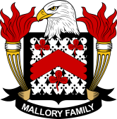 Coat of arms used by the Mallory family in the United States of America