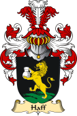 v.23 Coat of Family Arms from Germany for Haff