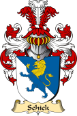 v.23 Coat of Family Arms from Germany for Schick