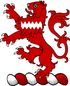 Family crest from Ireland for Tottenham (Wexford)