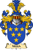 English Coat of Arms (v.23) for the family Welch or Welsh