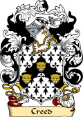 English or Welsh Family Coat of Arms (v.23) for Creed