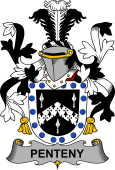 Irish Coat of Arms for Penteny