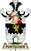 Republic of Austria Coat of Arms for Purtscher