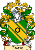 English or Welsh Family Coat of Arms (v.23) for Pearce