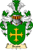 Welsh Family Coat of Arms (v.23) for Braint (HIR, of Denbighshire)