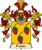 French Family Coat of Arms (v.25) Fraisse