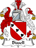 English Coat of Arms for the family Bissell