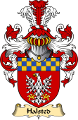 English Coat of Arms (v.23) for the family Halsted