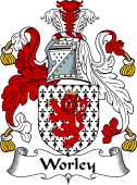 English Coat of Arms for the family Woorley or Worley