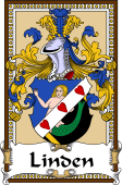 German Coat of Arms Wappen Bookplate  for Linden
