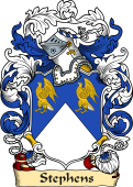English or Welsh Family Coat of Arms (v.23) for Stephens