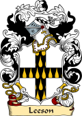 English or Welsh Family Coat of Arms (v.23) for Leeson (Northamptonshire)