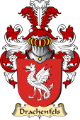 v.23 Coat of Family Arms from Germany for Drachenfels